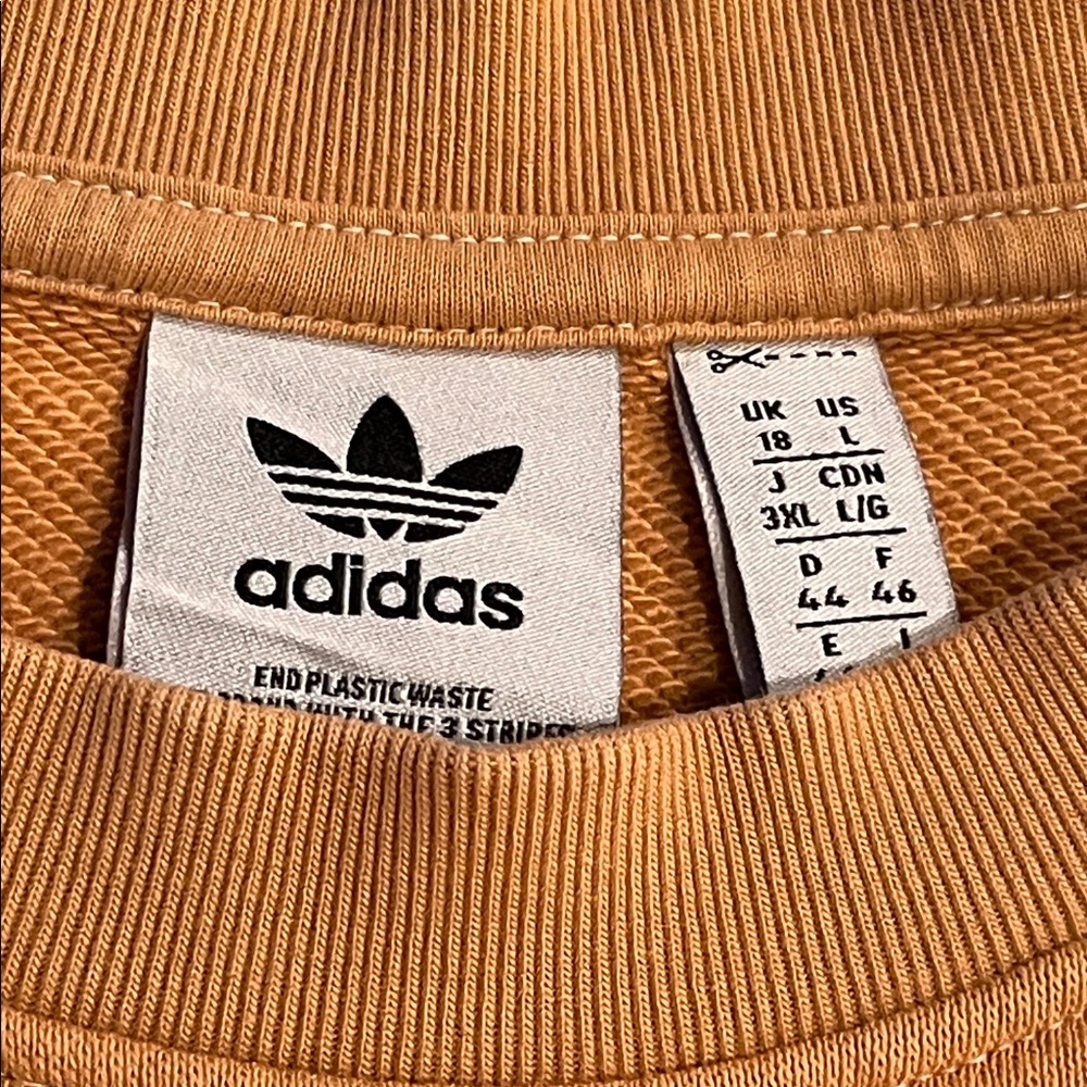 Vintage ADIDAS Rust Crewneck Sweatshirt “All Day I Dream About Summer” - Picture 9 of 12